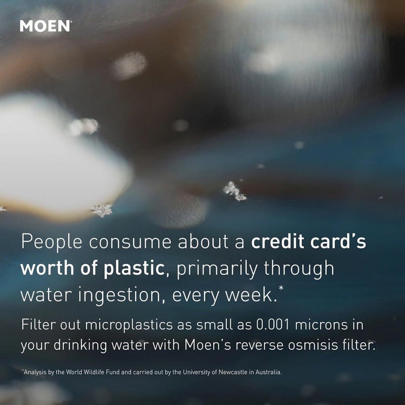 MOEN نظام تنقية المياه المتقدم بالتناضح العكسي تحت الحوض من 4 مراحل - فلتر استبدال المرحلة 2، F9920 - Image 4
